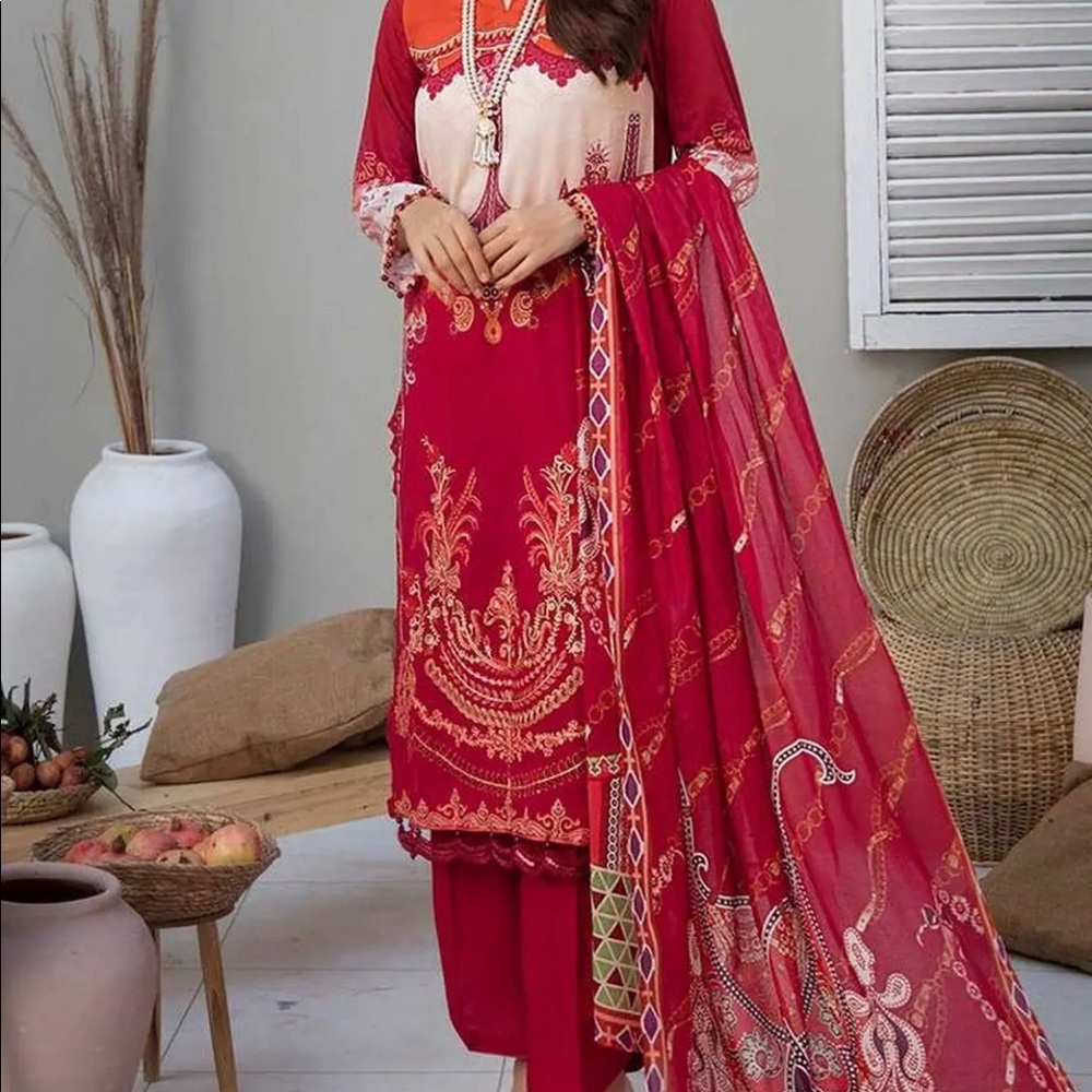 Pakistani 3 picec ladies full embroidery dress - Picture 1 of 7